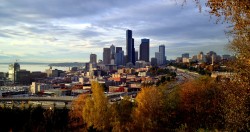 Let the Holidays Begin! Seattle in the Fall, view from the South.